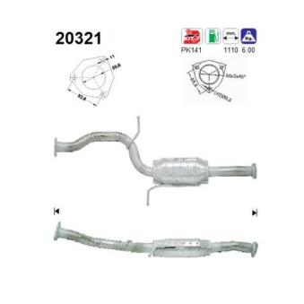 Catalyseur AS OEM 1008258