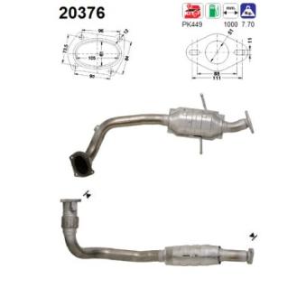 Catalyseur AS OEM 1037006