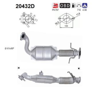 Catalyseur AS OEM 1523425