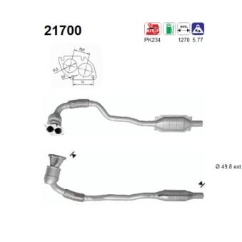 Catalyseur AS OEM 854442