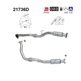 Catalyseur AS OEM 97143769