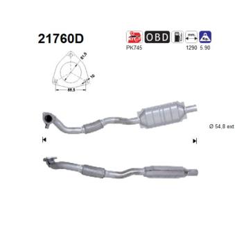 Catalyseur AS 21760D
