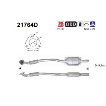 Catalyseur AS OEM 55351324