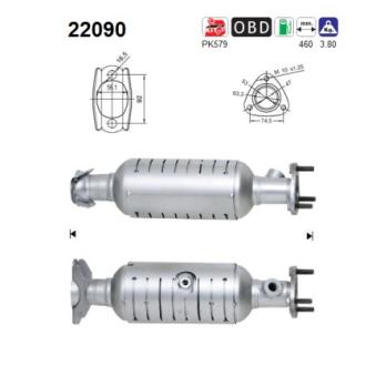 Catalyseur AS OEM 18160PEMG00