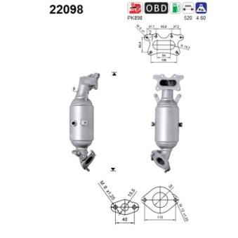 Catalyseur AS OEM 18160RSAG00