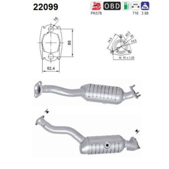 Catalyseur AS OEM 18160RSHE00