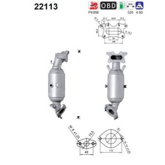 Catalyseur AS OEM 18160rwk000
