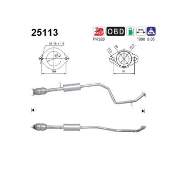 Catalyseur AS OEM LFZ22055X