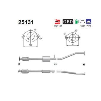 Catalyseur AS OEM 286502Y500