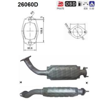 Catalyseur AS OEM MR497436
