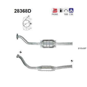 Catalyseur AS OEM 1705V3