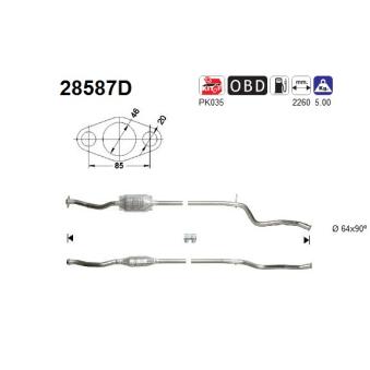 Catalyseur AS OEM 1731J2