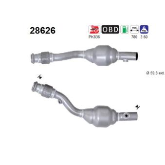 Catalyseur AS OEM 1705QC