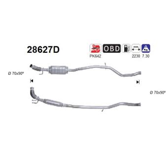 Catalyseur AS OEM 1731JJ