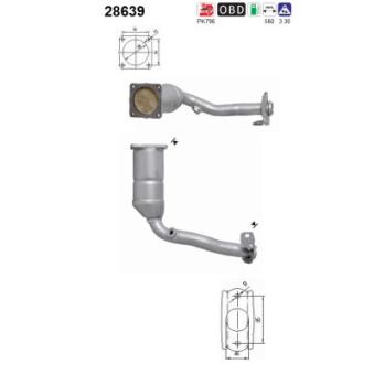 Catalyseur AS OEM 1731KT