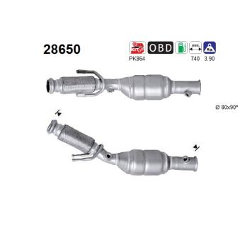 Catalyseur AS OEM 1705zq