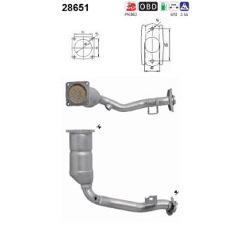 Catalyseur AS OEM 1731KC