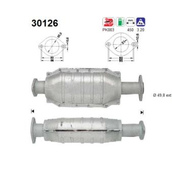 Catalyseur AS OEM 7701061711