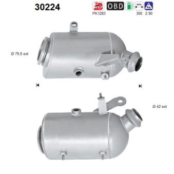 Catalyseur AS OEM 4534901300