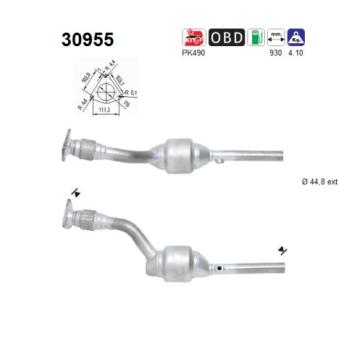 Catalyseur AS OEM 8200071846