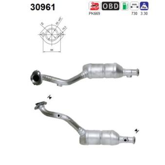 Catalyseur AS OEM 8200122934 Catalyseur AS OEM 8200122934