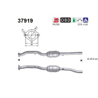 Catalyseur AS OEM 1K0254400PX