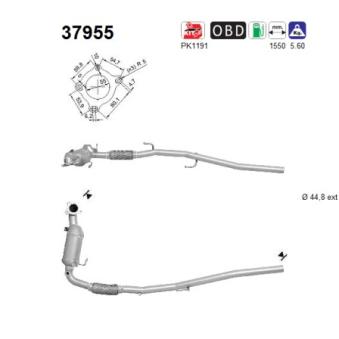 Catalyseur AS OEM 6R0254501DX