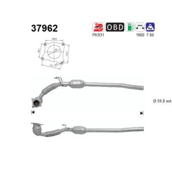 Catalyseur AS OEM 1K0254509HX