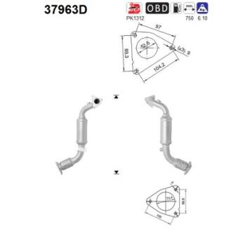 Catalyseur AS OEM 7l8254301x