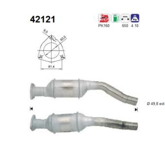 Catalyseur AS OEM 8D0131089X