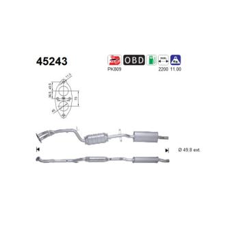 Catalyseur AS OEM 18307523730