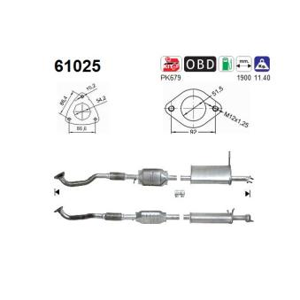 Catalyseur AS OEM 2861026010