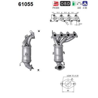 Catalyseur AS OEM 2852002830