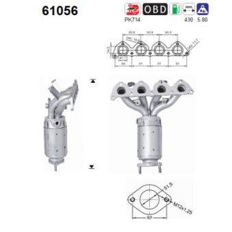 Catalyseur AS OEM 2851023820