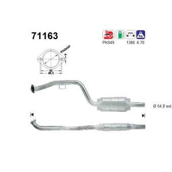 Catalyseur AS OEM 2104901019