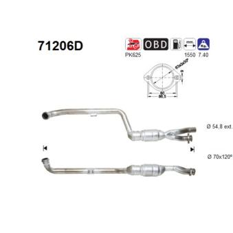 Catalyseur AS 71206D