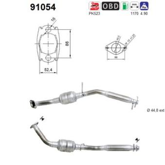 Catalyseur AS OEM 1419080AV0