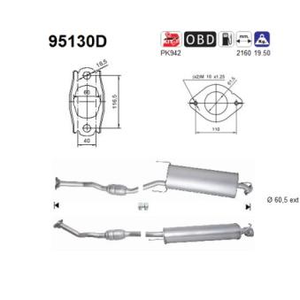 Catalyseur AS OEM 1741026400
