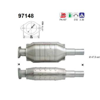 Catalyseur AS OEM 8602963