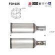 AS FD1025 - Filtre à particules / à suie, échappement