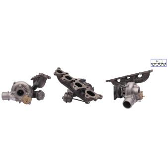 Turbocompresseur, suralimentation DRI OEM 55355617 Turbocompresseur, suralimentation DRI OEM 55355617