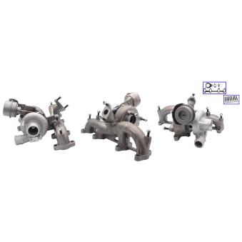 Turbocompresseur, suralimentation DRI OEM 038253010S