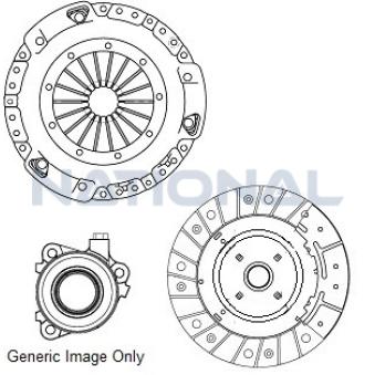 Kit d'embrayage NATIONAL [CK10083-15]
