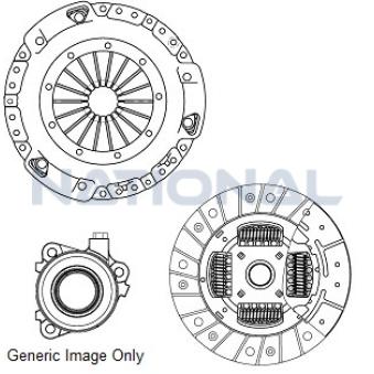 Kit d'embrayage NATIONAL [CK10241-81]