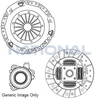 Kit d'embrayage NATIONAL [CK10358-94]