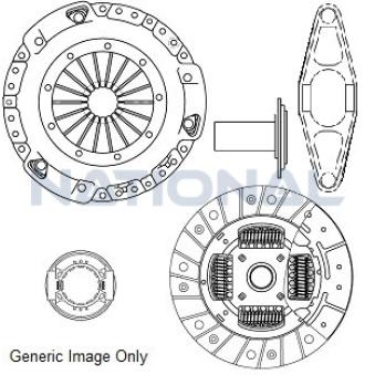 Kit d'embrayage NATIONAL [CK10362]