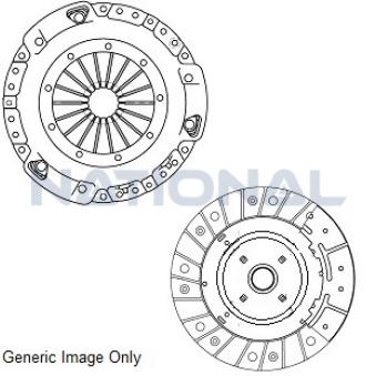 Kit d'embrayage NATIONAL [CK10493]