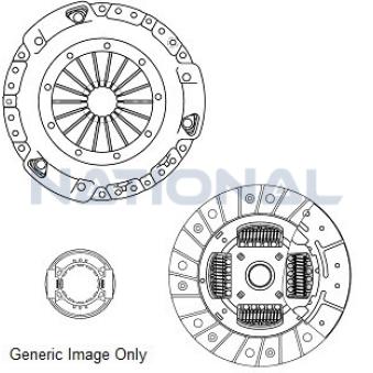Kit d'embrayage NATIONAL [CK9167]