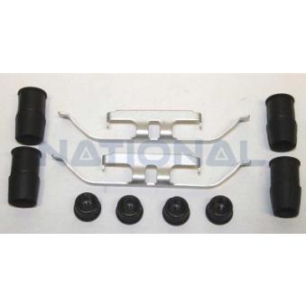 Kit d'accessoires, plaquette de frein à disque NATIONAL [FK3067PK]