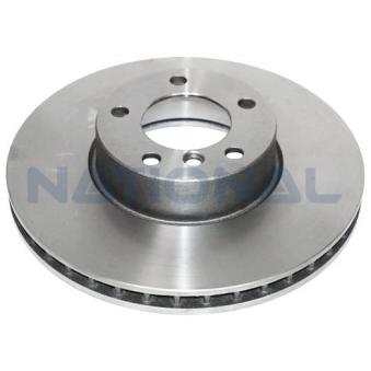 Jeu de 2 disques de frein arrière NATIONAL [NBD1113]